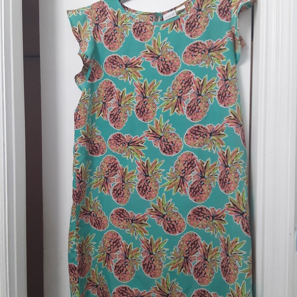 Cute Floral Dress Women's Large